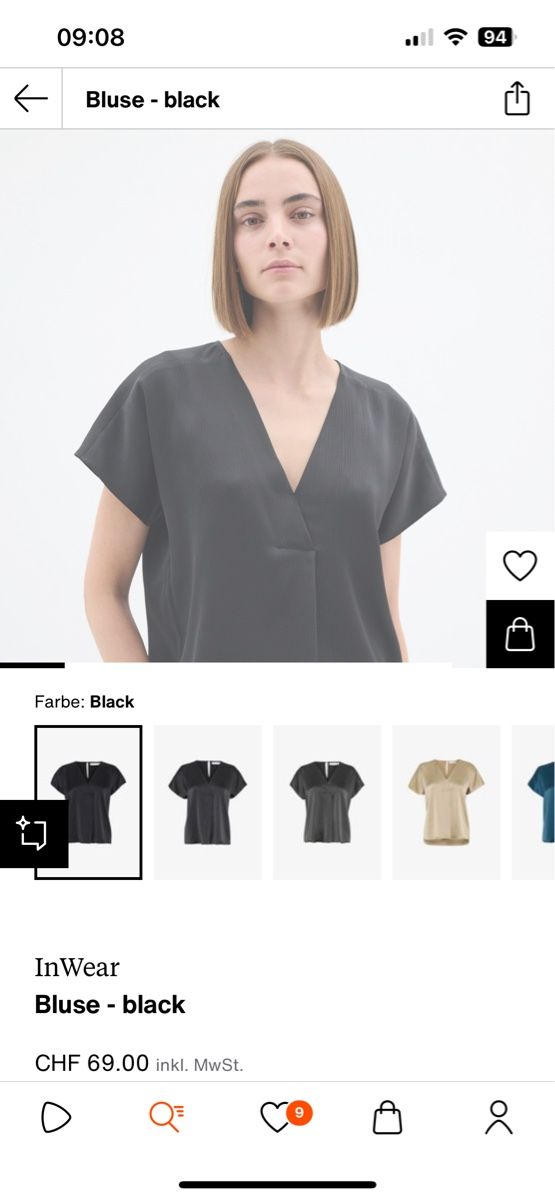 Camicette: Bluse InWear schwarz – Nuovo (secondo la descrizione) da Luzern venduto da sr.luzern 4