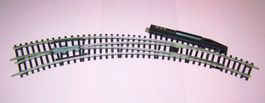 Roco H0 5016 L: Bogenweiche links R415, NS, Profil 2,5 mm