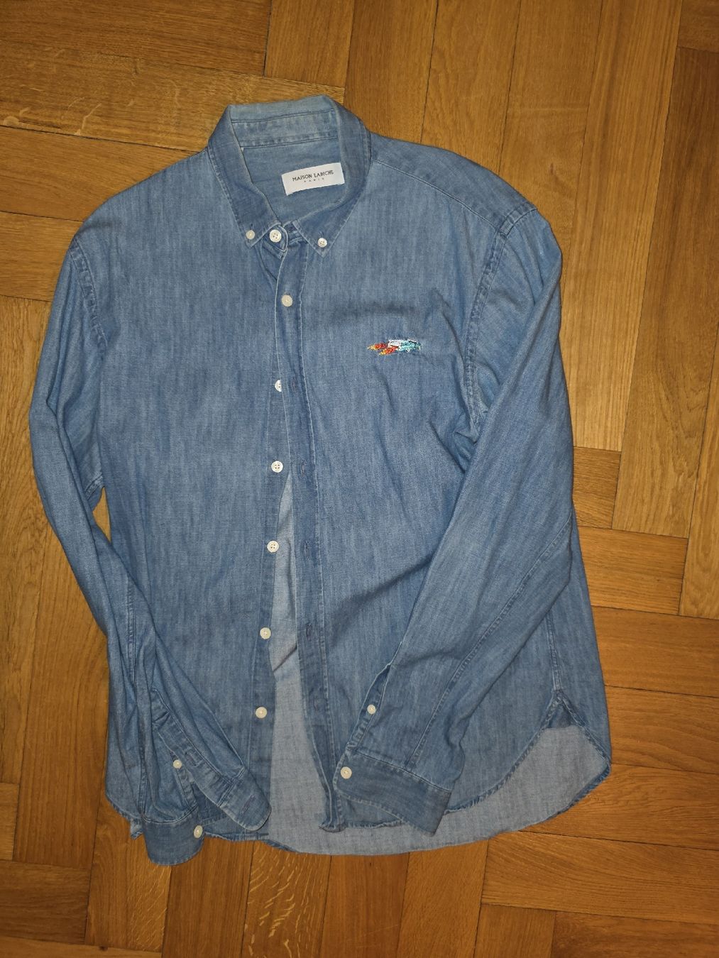Camicie: Chemise jeans Maison Labiche – Usato da Lausanne venduto da reinold 3
