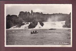 RHEINFALL bei Neuhausen - Boot - 1953