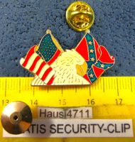 HD PIN EAGLE BIKER PIN USA SÜDSTAATEN REBEL GLASIERT