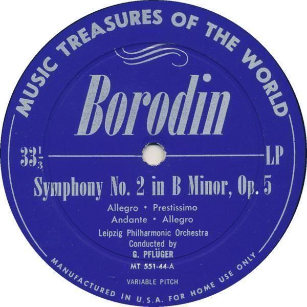 Carte collezionabili: Borodin Tchaikovsky Pflüger Leipzig LP – Usato da Genève venduto da Cockattoo 1