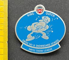 King Queen/ Swiss Snow League von Swiss Ski School/Abzeichen
