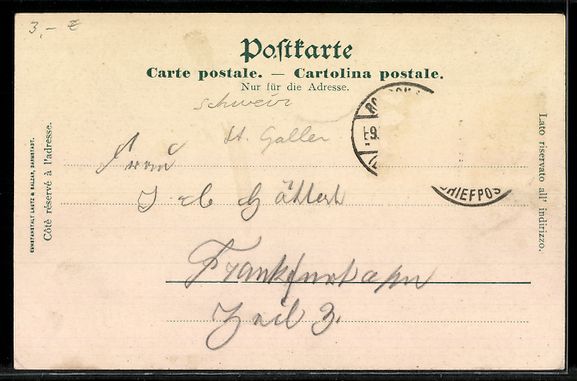Cartoline postali: AK Rorschach, Hafen mit Schiffen und Uferbauten – Usato da Berlin venduto da bartko-reher 1