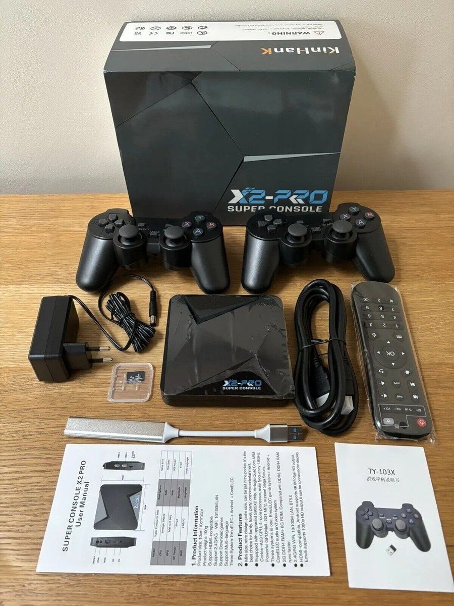 Console: Android TV Retro Game Console - mit 45,000 plus Spiele – Nuovo (secondo la descrizione) da Glattbrugg venduto da har_jgc7 1