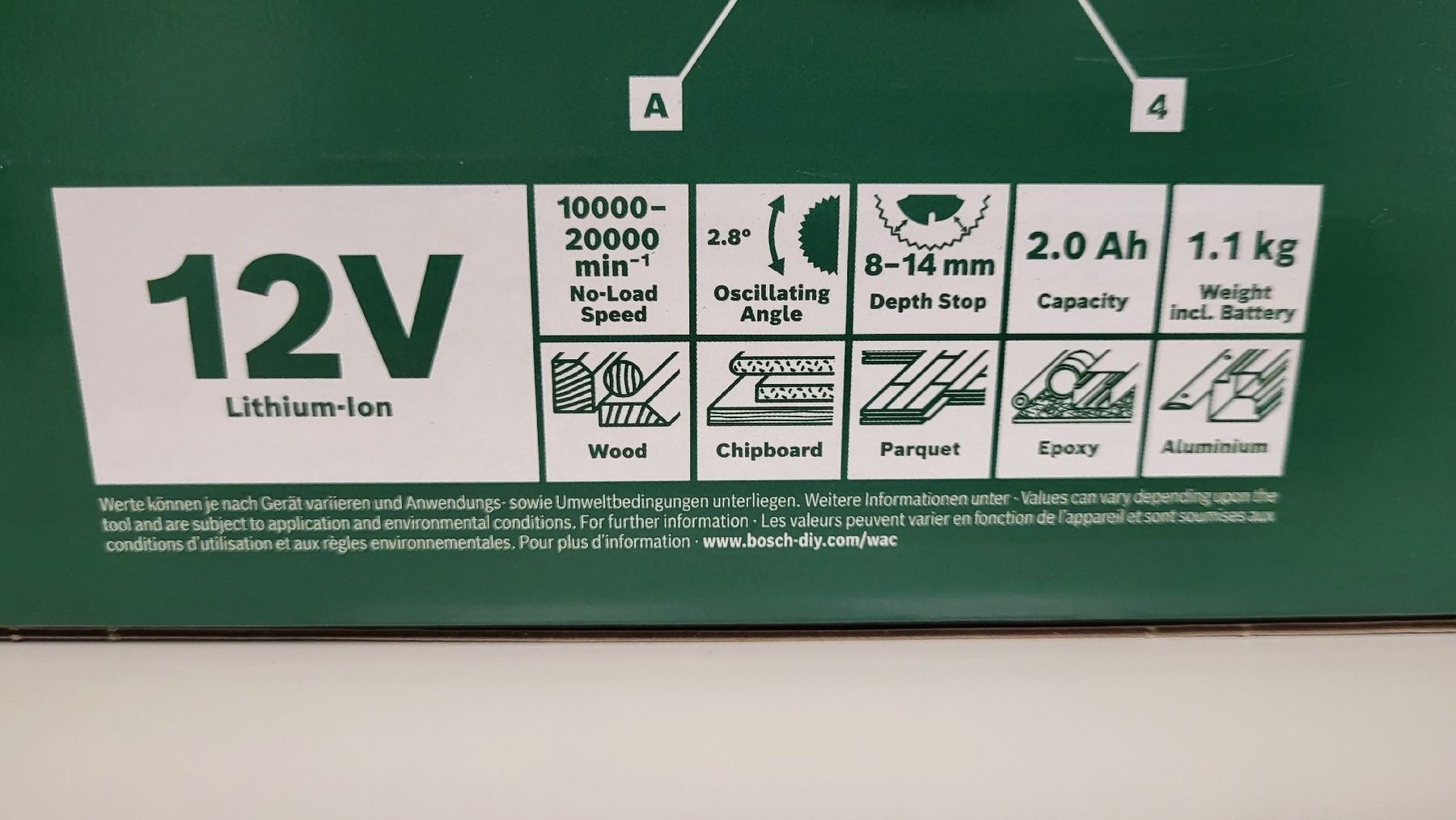 Bosch Tutti gli attrezzi: BOSCH Universal Multi 12 – Nuovo (secondo la descrizione) da Heimenhausen venduto da rovermini 2