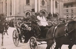 Echtfotokarte Bern Kutschenfahrt Kaiserbesuch 1912