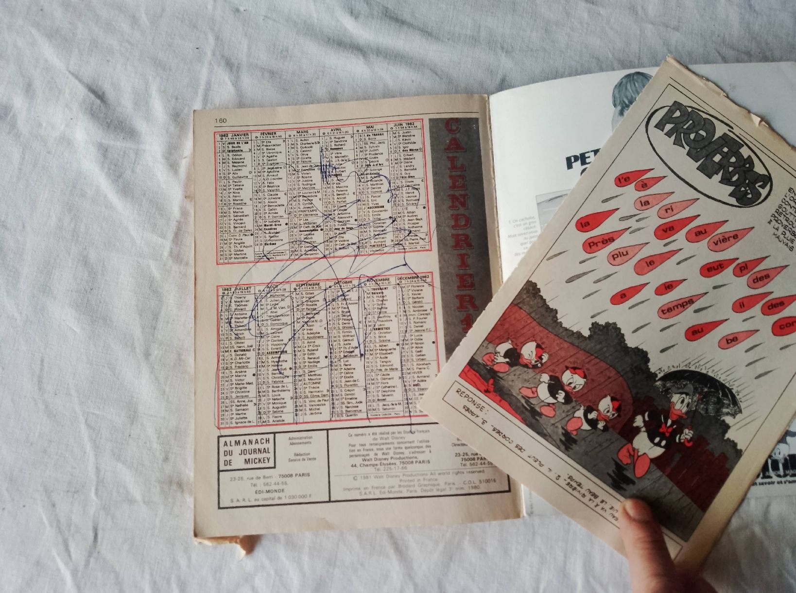 Libri: almanach Mickey 1981  – Difettoso da saillon venduto da Lamateur 2