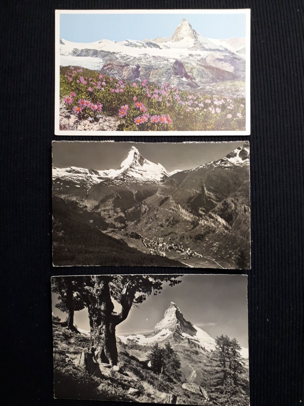 Ansichtskarten: 3 AK ZERMATT MATTERHORN – Gebraucht aus Ponto Valentino von giorgia06