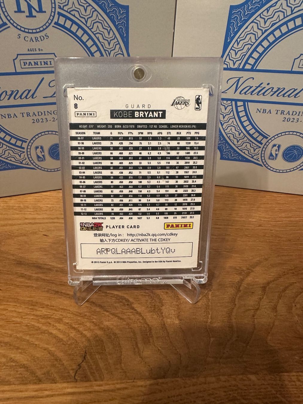Nba Cartes à collectionner: Kobe Bryant Panini – D'occasion à Vullierens par Gaara04 1