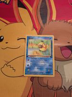 Pokemon Karte Enton Fossil 53/62 gebraucht Zustand