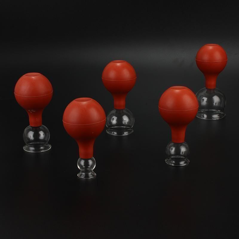 Dispositivi per massaggi: 5x Schröpfgläser Vakuum Schröpfen Cup – Nuovo (secondo la descrizione) da Thun venduto da thunshop 1