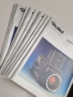 12x Rolleiflex SL 66 E / Bedienungsanleitungen italienisch