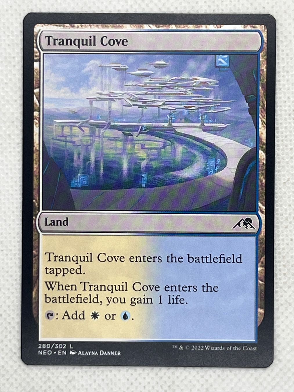 Magic The Gathering Sammelbilder & Trading cards: MTG Tranquil Cove NEO 280 Englisch Common – Gebraucht aus Hinterkappelen von Kim1992