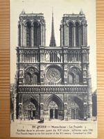Antike Ansichtskarte, FRANKREICH, PARIS, Notre-Dame
