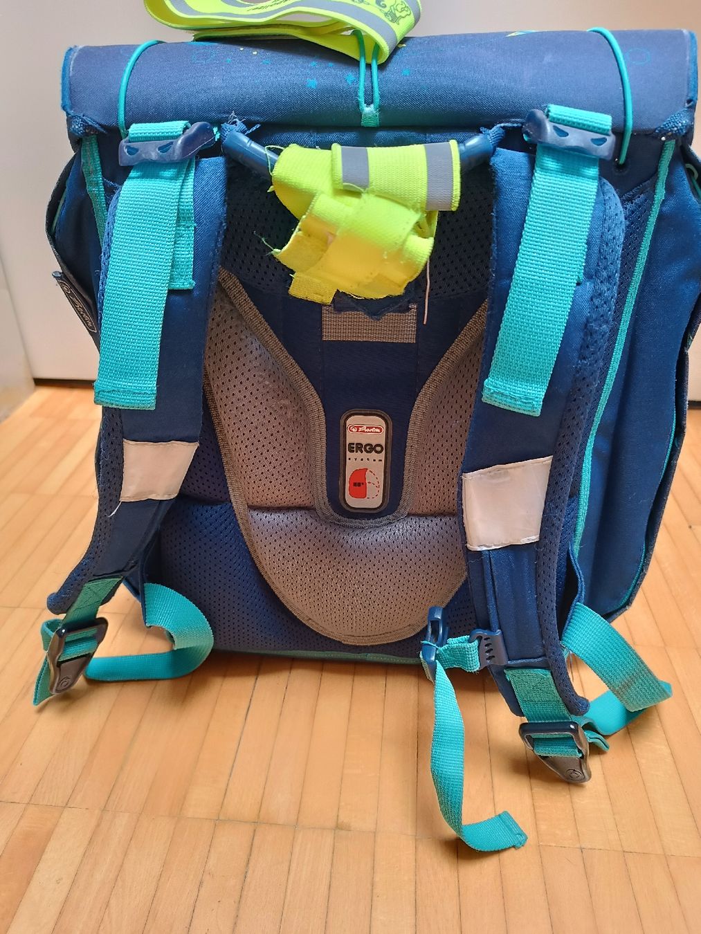 Herlitz Zaini: Ergonomischer Schulrucksack, Farbe: blau – Usato da Basel venduto da mon_7m8h 1