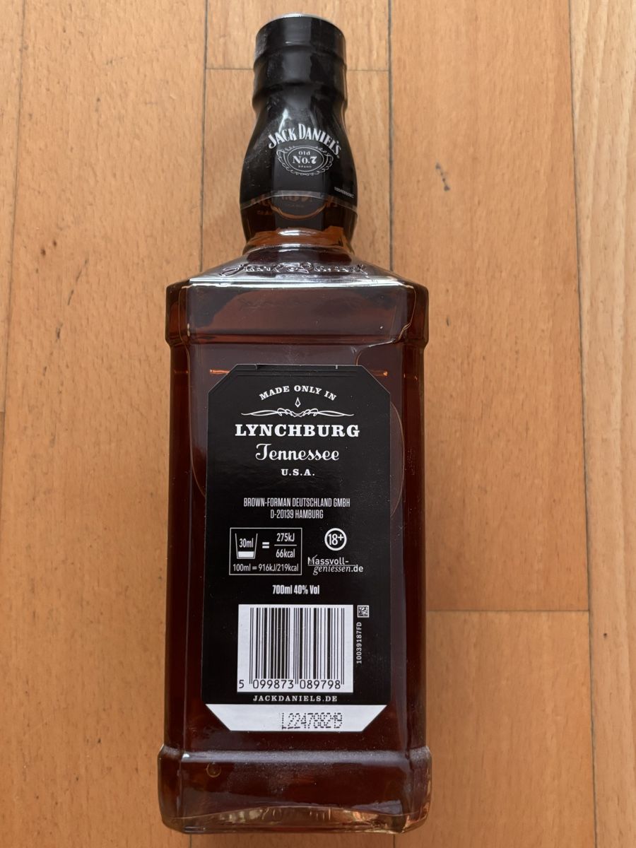 Jack Daniels Spirituosen: Jack Daniels Old No.7  – Neu und originalverpackt aus Egg b. Zürich von Luckybilly 1