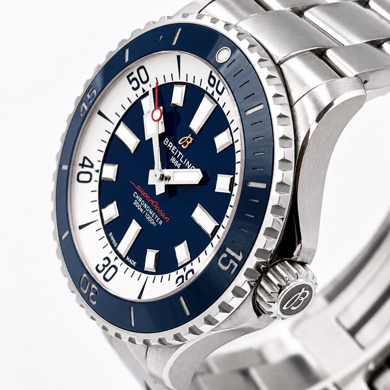 Breitling Orologi: Breitling Superocean Automatic 46 - Full Set 2022 + Garantie – Usato da Wil SG venduto da rappwatches 5