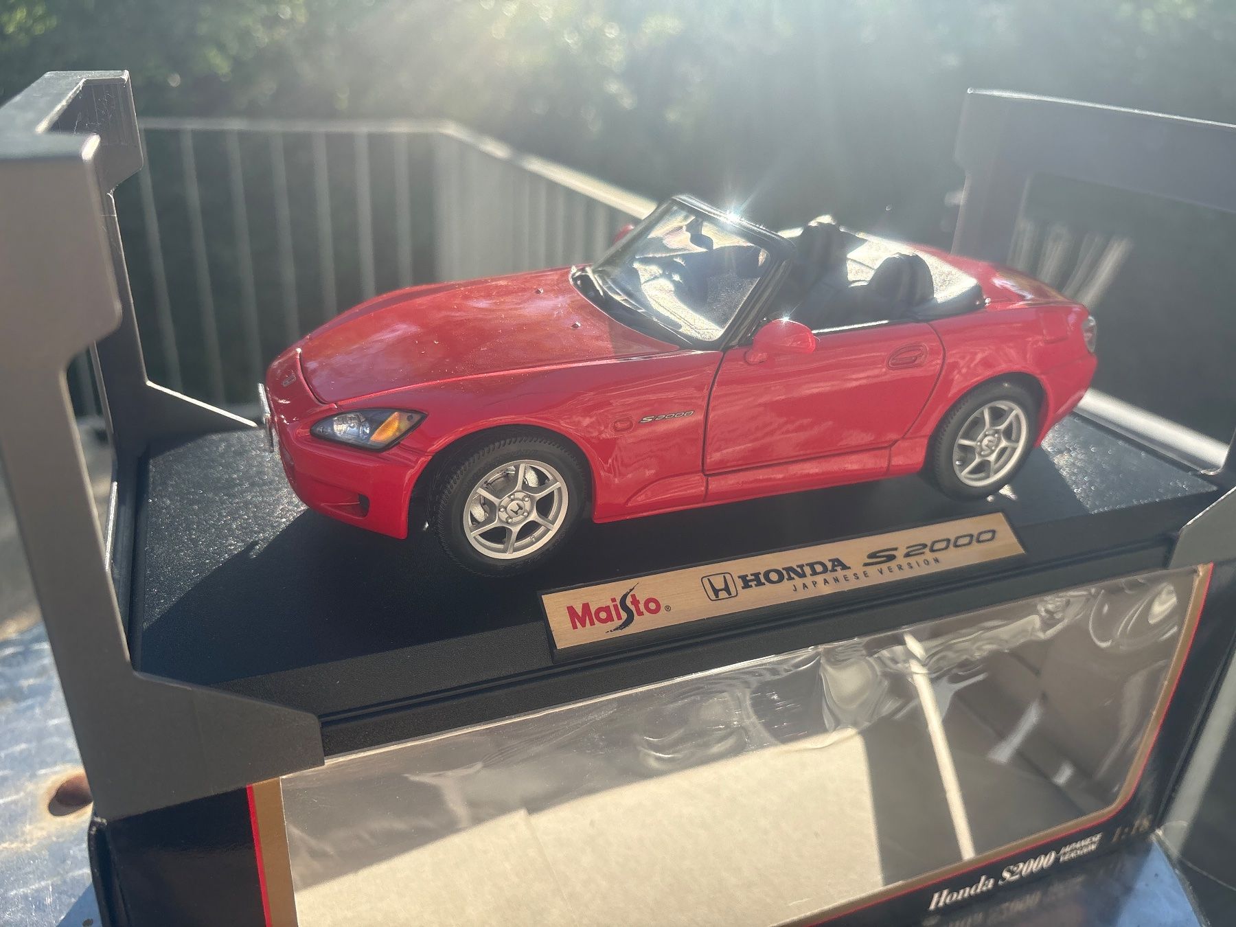 Honda Modellini d'auto: Honda S 2000 Japanese Version Cabriolet 1:18 2000 – Nuovo e nell'imballaggio originale da Aarwangen venduto da kah_79t5
