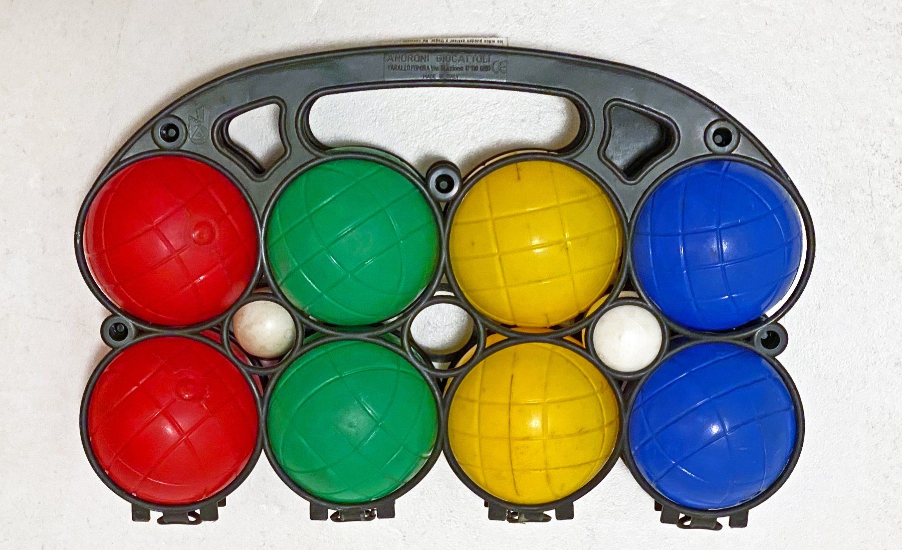 Giochi: Boccia-Set, 8 Kugeln mit Tragegestell – Usato da Steinmaur venduto da Reisefreak42