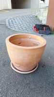 Blumentopf Terrakotta mit Untersetzer guter Zustand