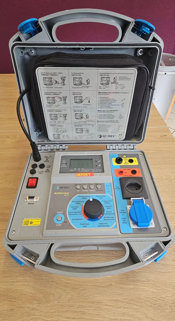 Misurare: Metrel Multiservicer MI2170 DEFEKT – Difettoso da Boniswil venduto da LakeSide_Boniswil