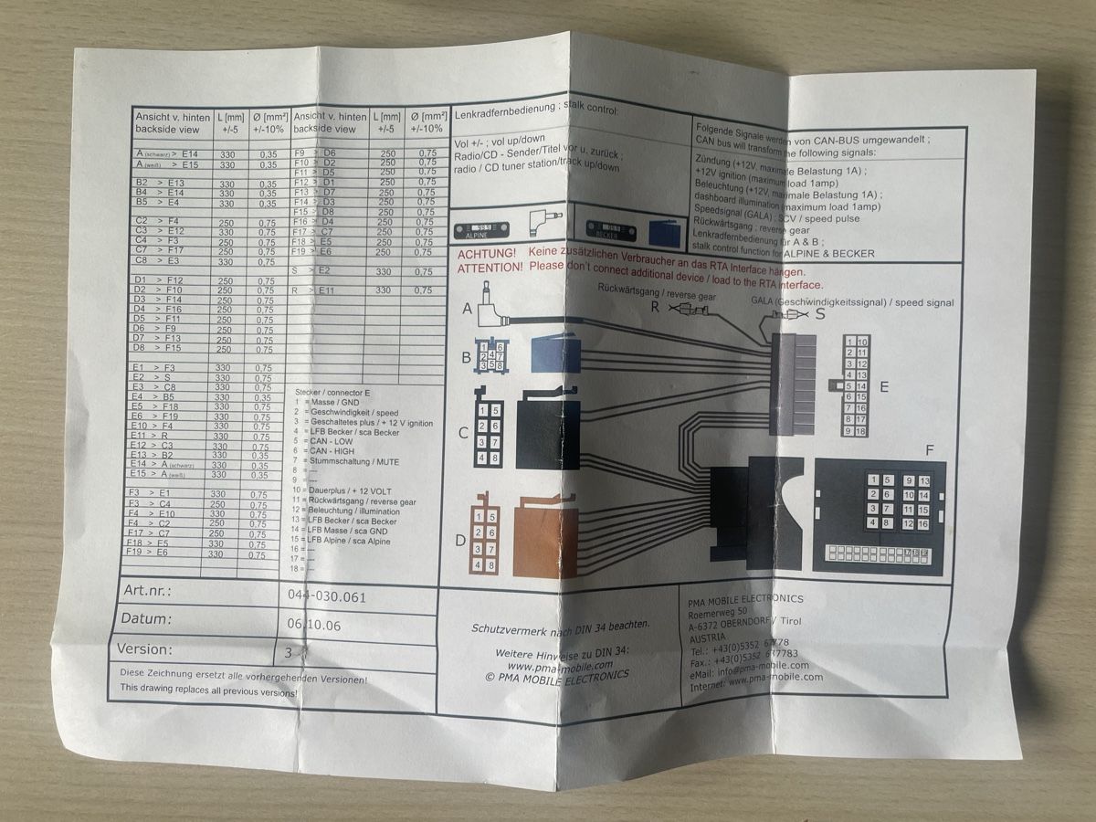 Mercedes-Benz Tutti pezzi di ricambio auto: Interface AutoradioCAN-Bus + Système (Bose/Harman) MERCEDES – Nuovo e nell'imballaggio originale da Denges venduto da Ricautomotive 3