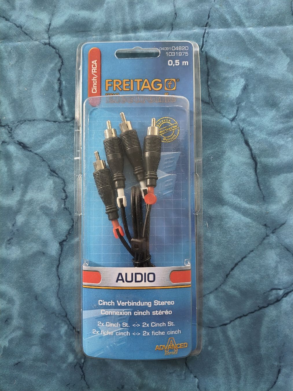 Cavi: New FREITAG Audio Cinch/RCA Cable, 0.5m, Advanced Series – Nuovo e nell'imballaggio originale da Zürich venduto da TrainLine 1