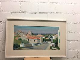 Gemälde  von  Max Birkenmeier  Magische Dorf in Roaix