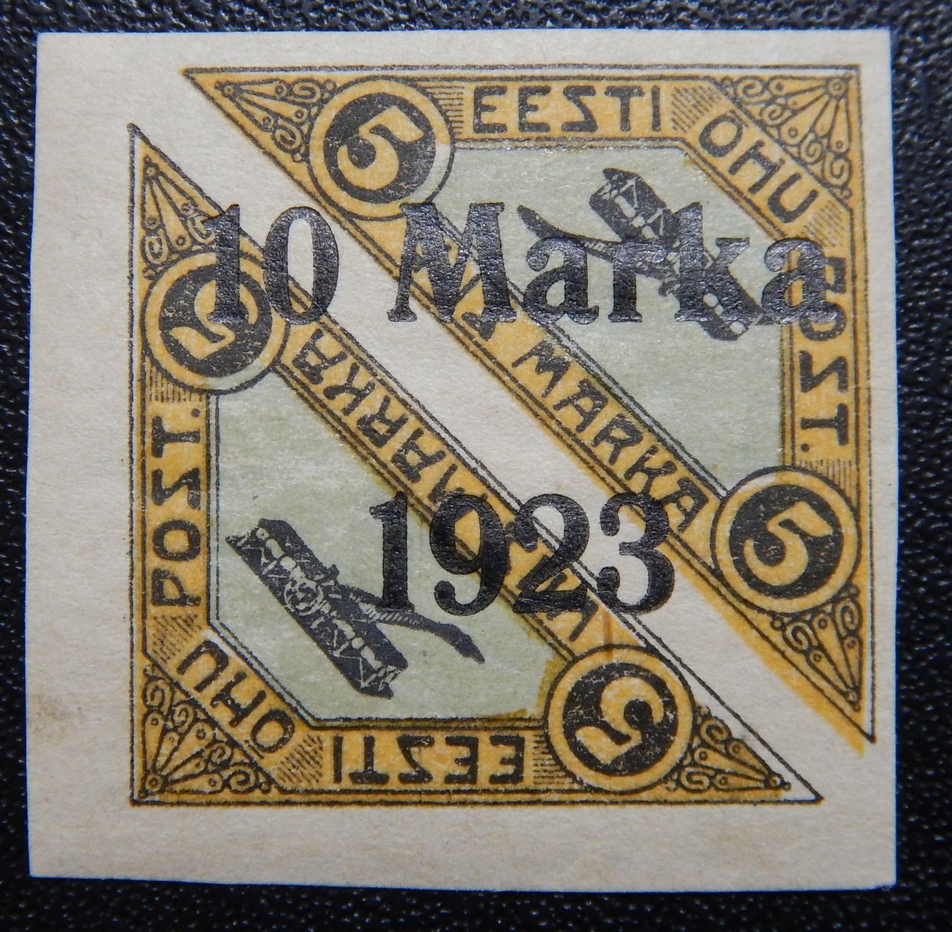 Tutti i francobolli: Estland Kat. 43 B * 1923 – Usato da Zürich venduto da Muehlekauf