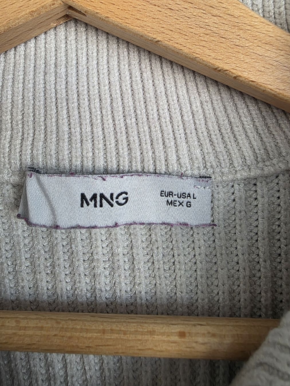Mango Maglioni & Felpe: Pullover MNG gestreift mit Reissverschluss Grösse L – Usato da Schlieren venduto da est_b2px 2