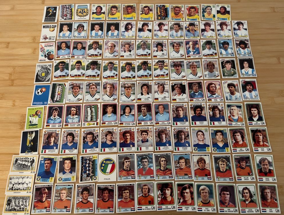 Panini - World cup story - Lot de 6 boites et en plus 600