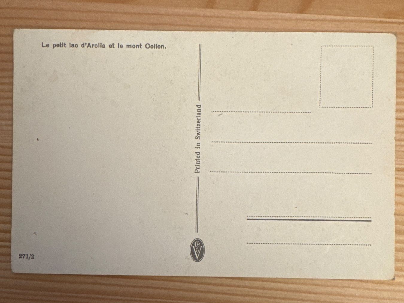 Cartes postales: 6 antike Ansichtskarten, mit gemalten Landschaften im Wallis – Neuf (Voir description) à Zürich par Tarafo5 1
