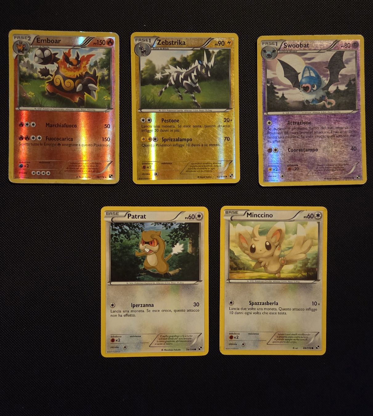 Pokémon Sammelbilder & Trading cards: Pokemon Nero e Bianco ITA – Gebraucht aus Curio von CATE13