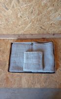 Frottierwäsche-Set, Neu, Hellgrau