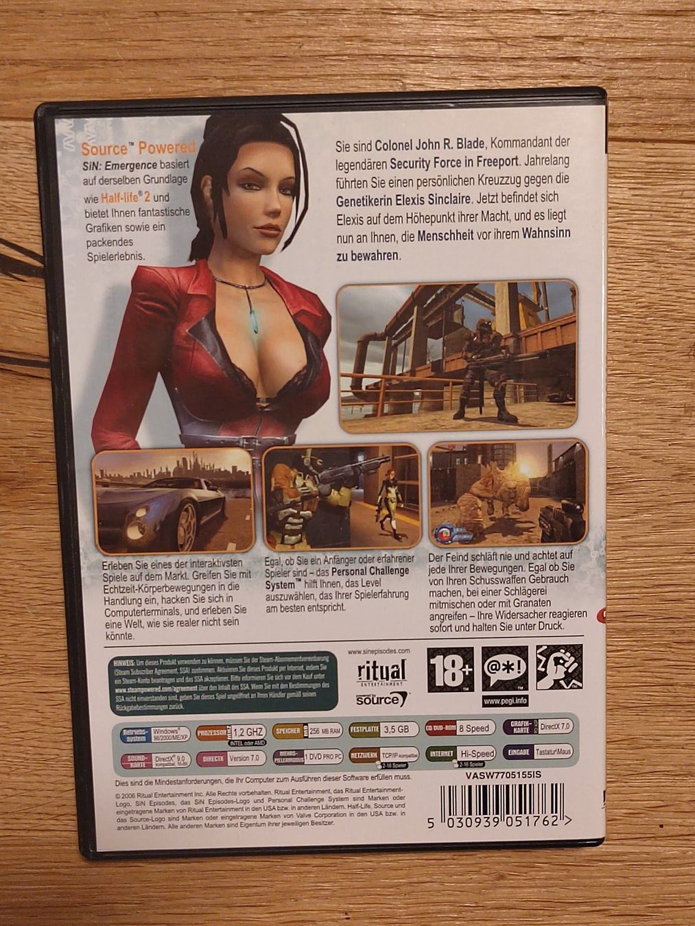 Giochi: SiN Episodes: Emergence 2006 PC DE – Usato da Fribourg venduto da Nooky 1