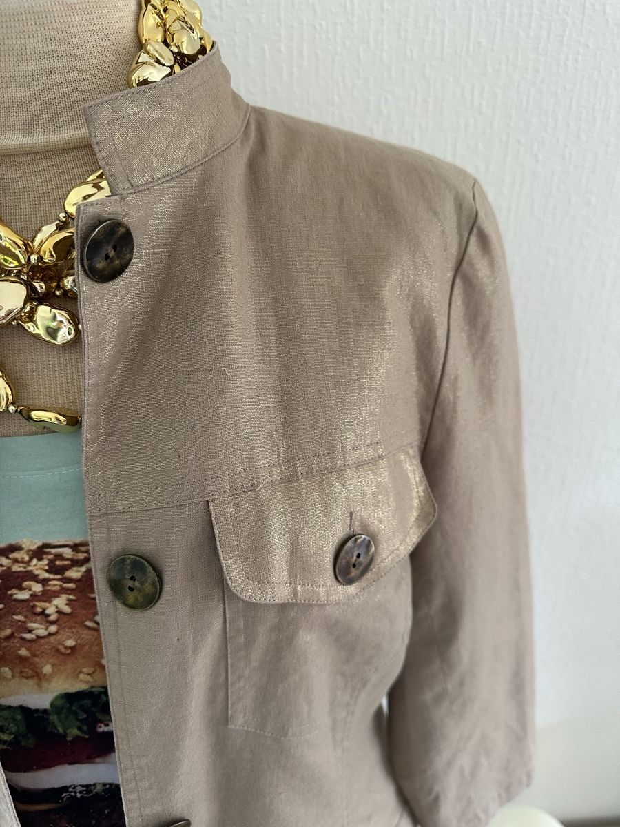 Giacche: Veste Josephine Chaus beige et reflet doré  – Nuovo (secondo la descrizione) da Châtelaine venduto da Alexandra.jankowski 1
