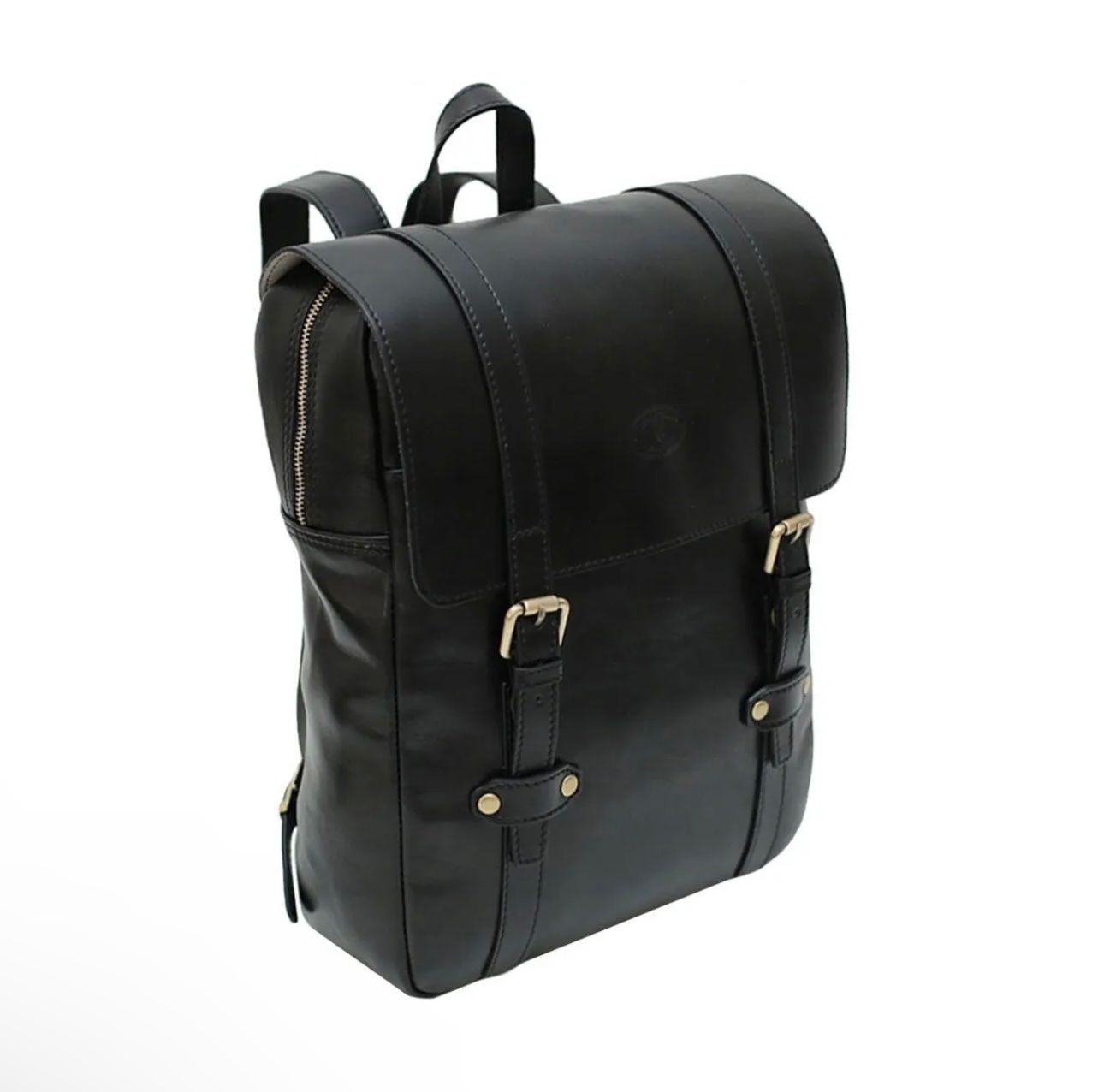 Zaini: Lederrucksack Fiorentino - Farbe: Schwarz – Nuovo e nell'imballaggio originale da Wittenbach venduto da WWW.DRILUBAGS.CH 6
