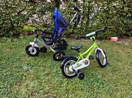Vélo enfant + tricycle évolutif  