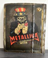 Blechschild   Heavy-Metal-Band Metallica