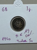 GB - 3 pence - 1940 - Georges 6 - AG Tudor 