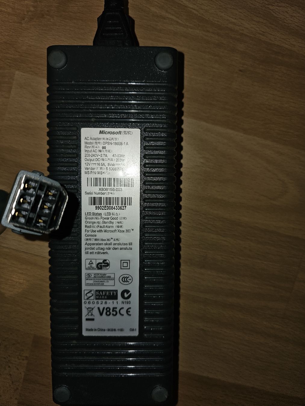 Microsoft Adapter & Kabel: Original Xbox 360 Netzteil 203W – Gebraucht aus Seuzach von hwulf 1