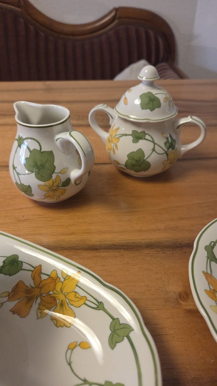 Geschirrsets: Villeroy Boch. Geranium – Gebraucht aus Sempach von Mieziim_11 1