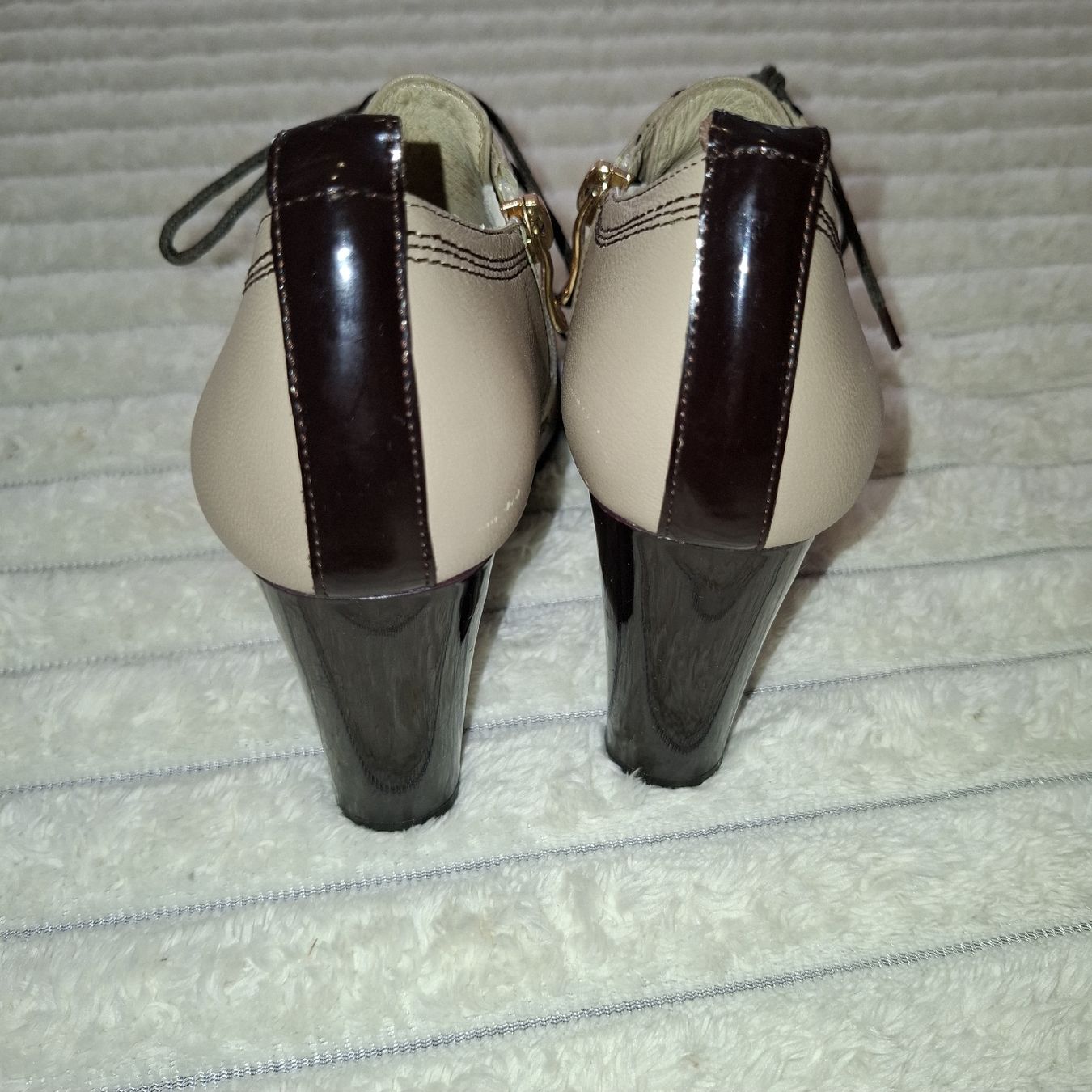 Damenschuhe: Bottines à Talons Beige & Marron Taille 35 – Gebraucht aus Le Locle von QualiteExpress 4