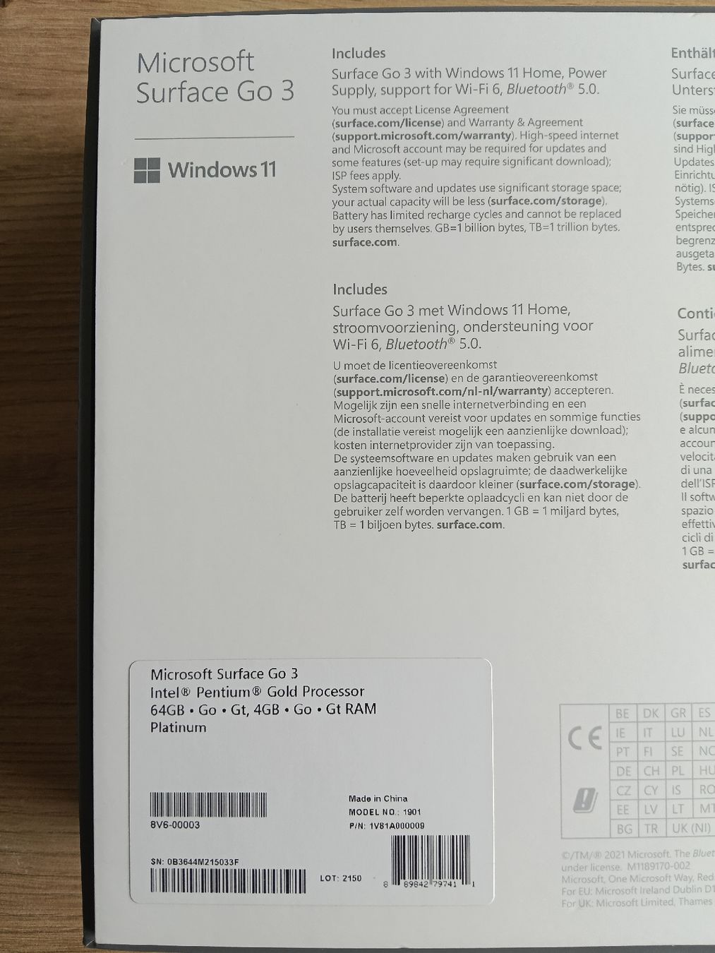 Microsoft Tablet PC: Microsoft Surface Go 3 inkl. Type Cover ab 1.- – Gebraucht aus Thayngen von Darkmotion 8
