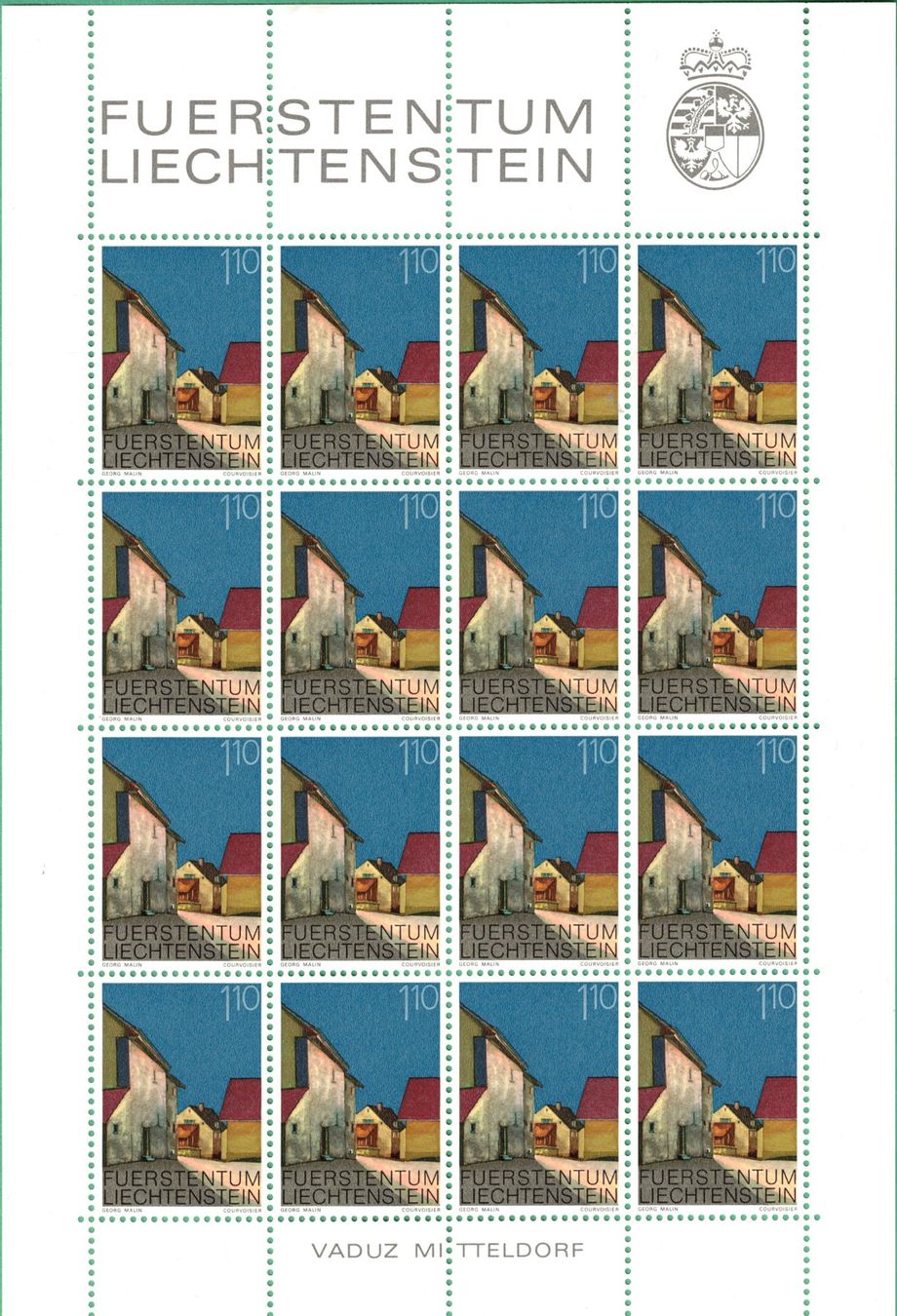 Tutti i francobolli: Kleinbogen  Bauten    März 1978     postfrisch – Nuovo (secondo la descrizione) da Mellingen venduto da Ginger