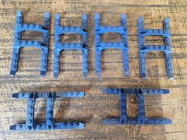 lego 30248 lot de 6 pièces Dark Blue Helicopter Sled Rails