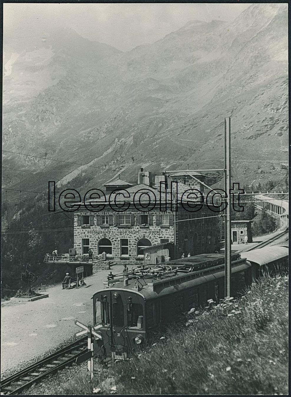 Cartoline postali: GR Alp Grüm - Bernina Bahn BB - RhB – Usato da Schindellegi venduto da leecollect