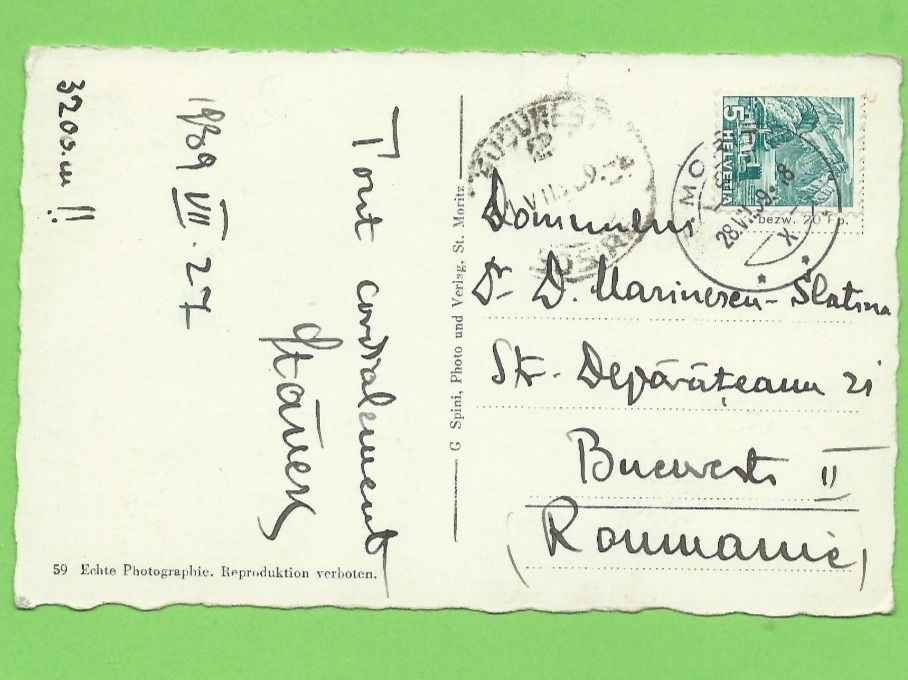 Cartes postales: St. Moritz-Bad und Piz La Margna – D'occasion à Zürich par t24_de 1