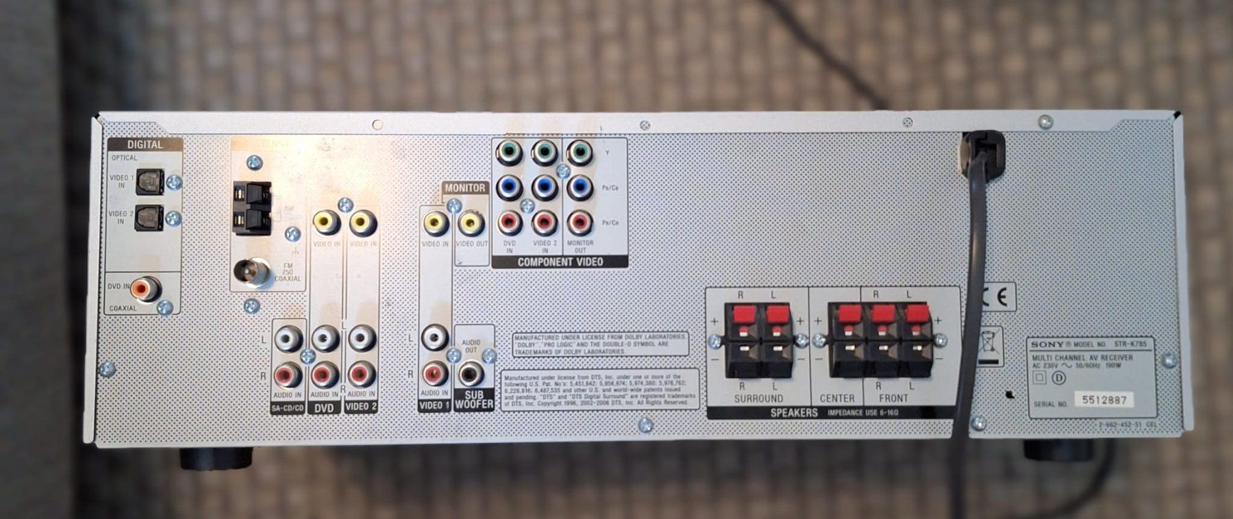 Sony Verstärker: Sony Surround Set mit AV Receiver – Gebraucht aus Gossau Sg von olles 3
